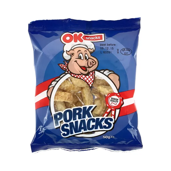Röstitud seakrõps, OK SNACKS, 50 g