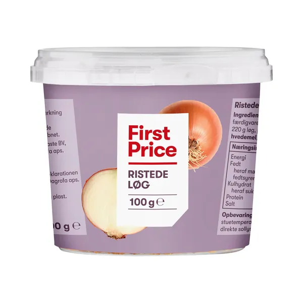 Röstitud sibulad, FIRST PRICE, 100 g