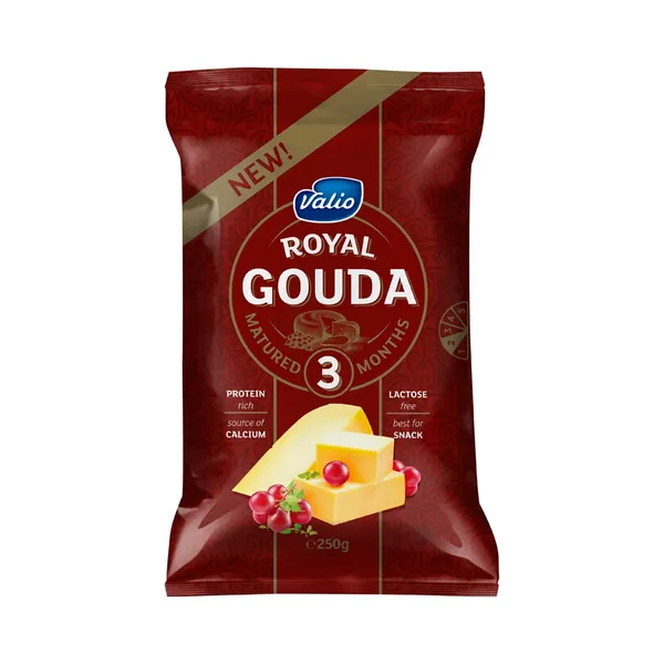 Royal Gouda Red juust laktoosivaba, VALIO, 250 g