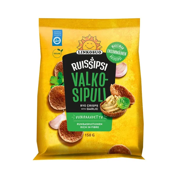 Rukki näkileivad küüslaugu, LINKOSUO, 150 g