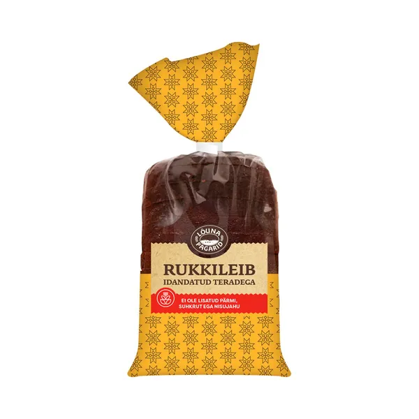Rukkileib idantatud teradega, LÕUNA PAGARID, 300g