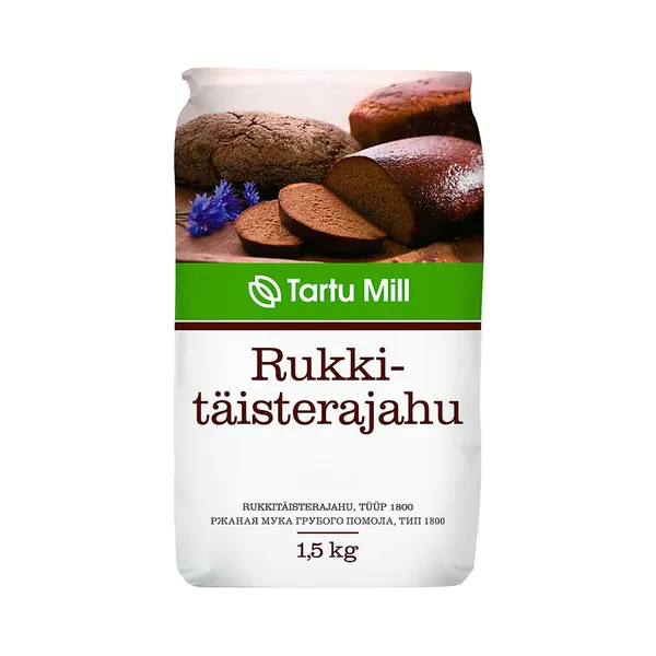 Rukkitäisterajahu TARTU MILL 1,5kg