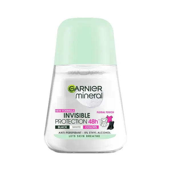 Rulldeodorant Black-White-Color naistele, GARNIER, 50 ml