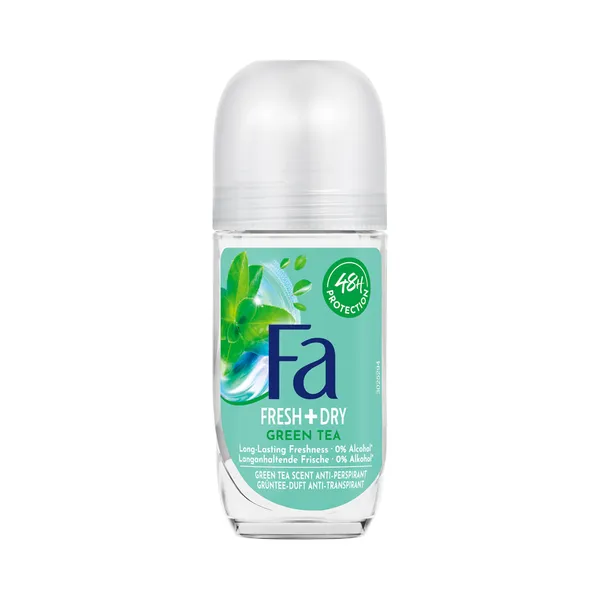 Rulldeodorant Fresh&Dry Green Tea naistele, FA, 50 ml