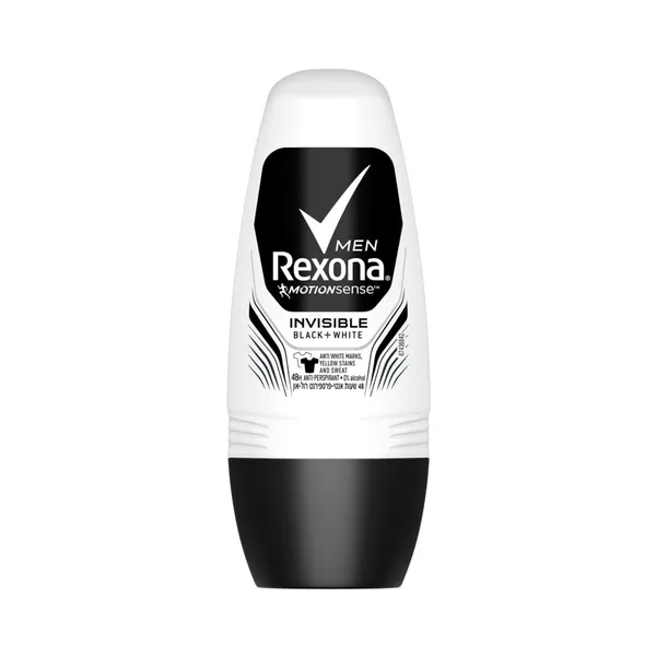 Rulldeodorant Male Invisible, REXONA, 50 ml