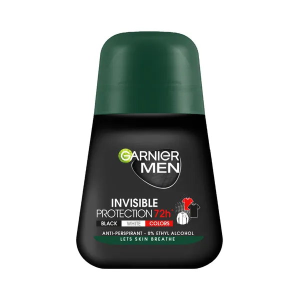 Rulldeodorant Mineral Deo Men, Black-White-Color, GARNIER, 50 ml