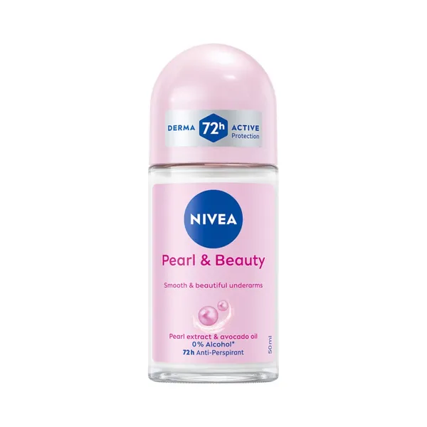 NIVEA, rulldeodorant naistele, Pearl & Beauty, 50 ml