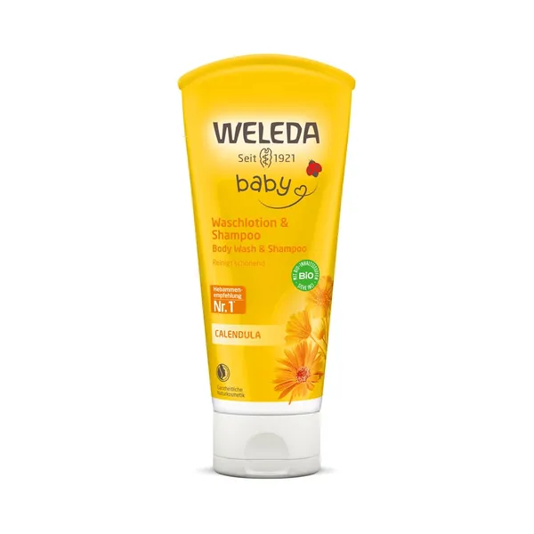 Saialillest šampoon & duškreem, WELEDA, 200 ml