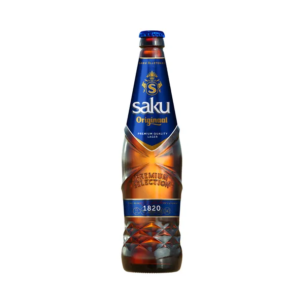 SAKU Originaal, õlu 4,7% 0,5 L, R22/166514/37, pudel