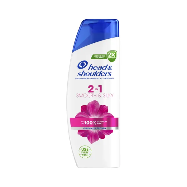 Šampoon 2in1 Smooth&Silky, HEAD & SHOULDERS, 330 ml