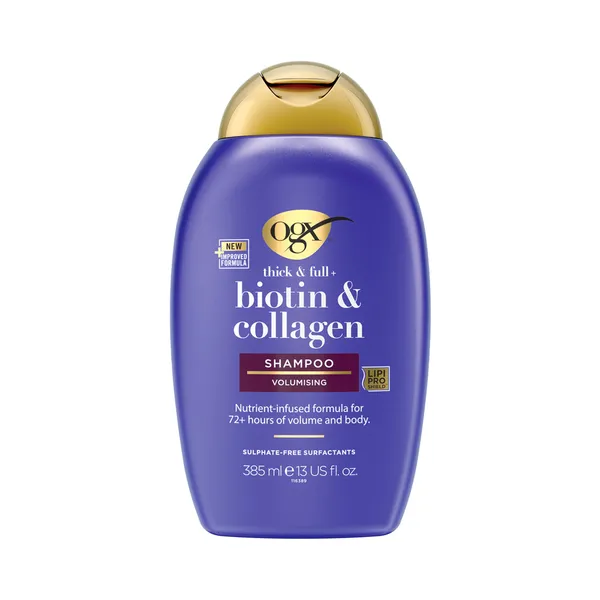 Šampoon Biotin & Collagen, OGX, 385 ml