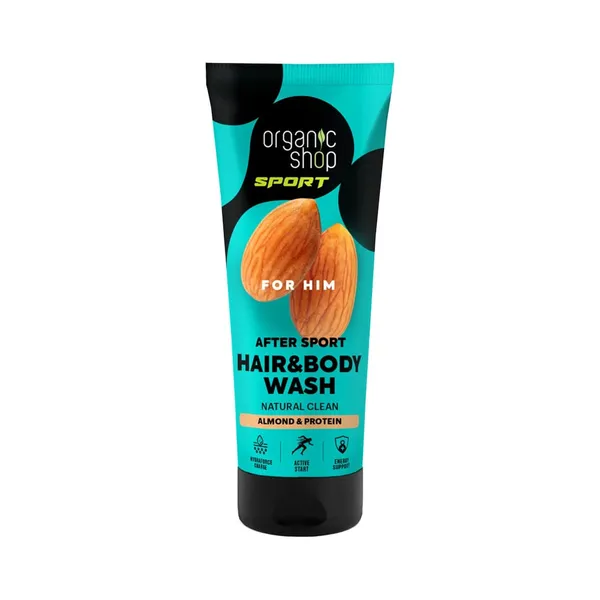 Šampoon- Dušigeel After Sport Meestele, ORGANIC SHOP, 200ml