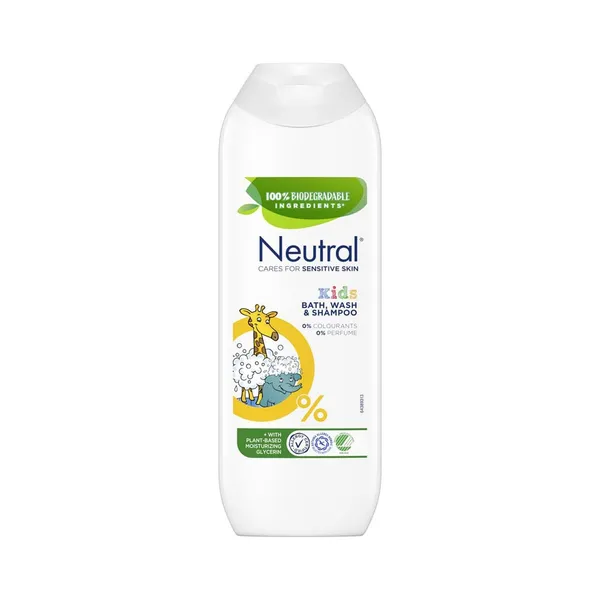 Šampoon & vanni-ja pesugeel lastele, NEUTRAL, 250ml