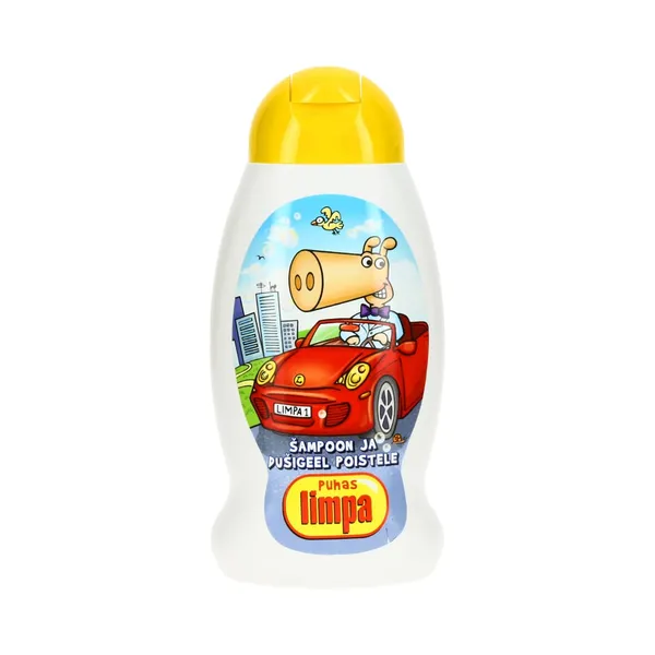 Šampoon+dušigeel poistele, PUHAS LIMPA, 300 ml