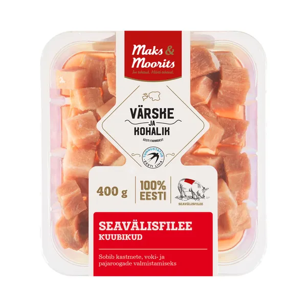 Seavälisfilee kuubikud, MAKS&MOORITS, 400g