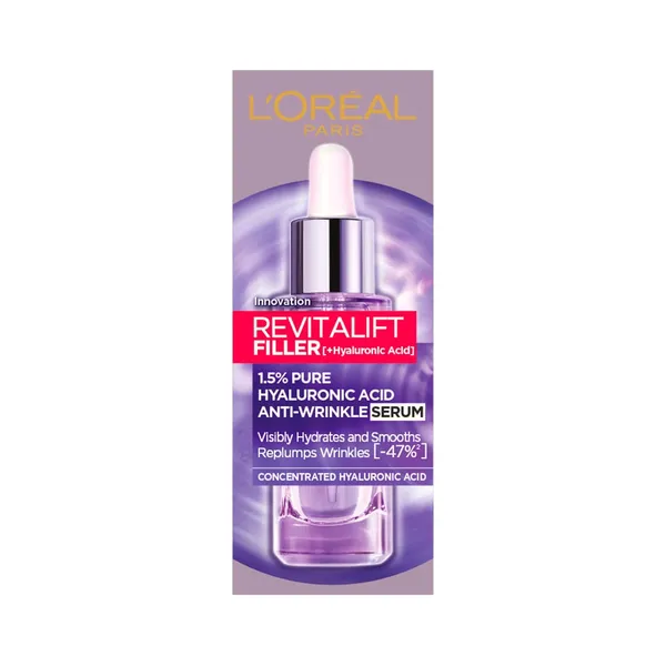 Seerum Revitalift Filler 1,5% puhta hüaluroonhappega, L´OREAL, 30 ml