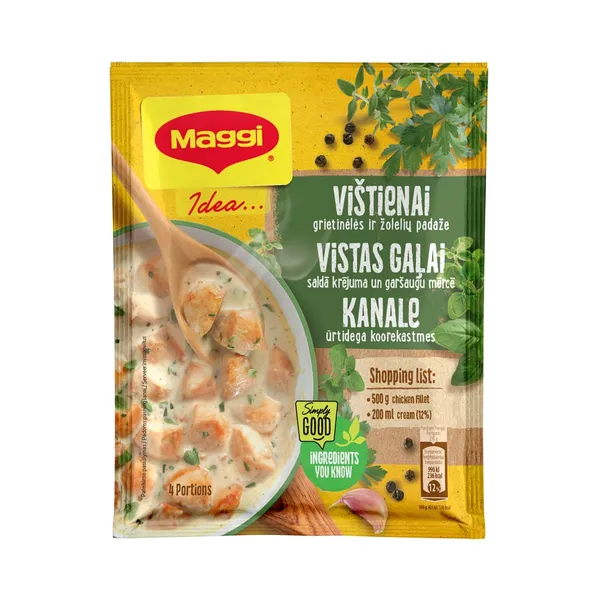 Idea segu kanalihale koore-ürdikastmes, MAGGI, 30 g