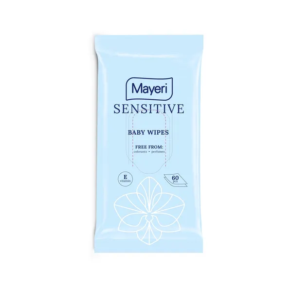 Sensitive niisutatud salvrätikud, MAYERI, 60 tk