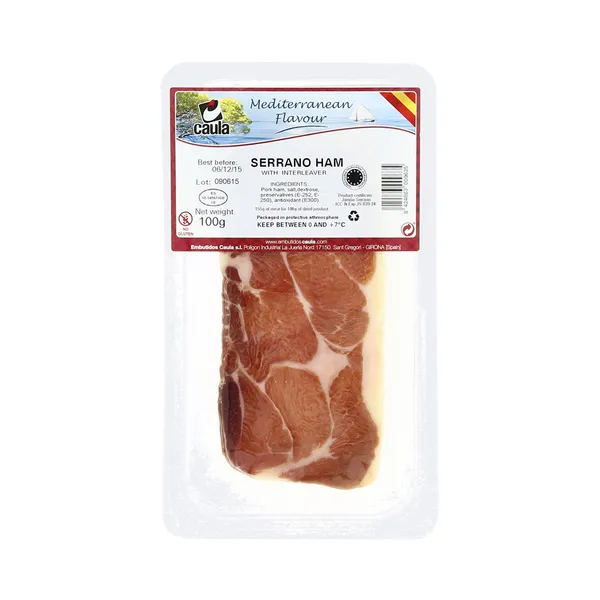 Serrano sink, EMBUTIDOS CAULA, 100 g