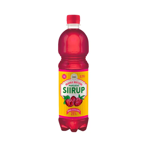 Siirup Vaarikas, AURA, 750 ml