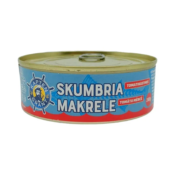 Skumbria tomatikastmes, KAPTEN GRANT, 240 g