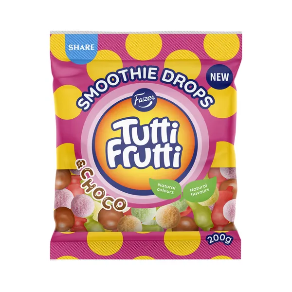 Smoothie Drops & Choco, TUTTI FRUTTI, 200 g