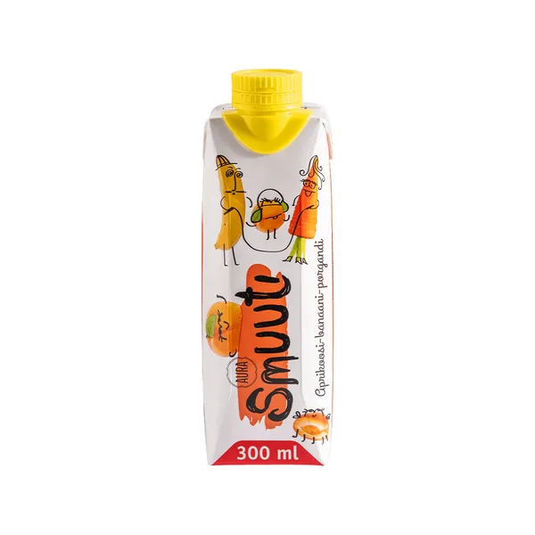 Smuuti aprikoosi-banaani-porgandi, AURA, 300ml