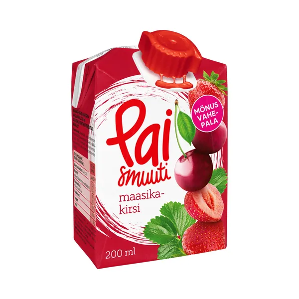 Smuuti maasika-kirsi, PAI, 200 g