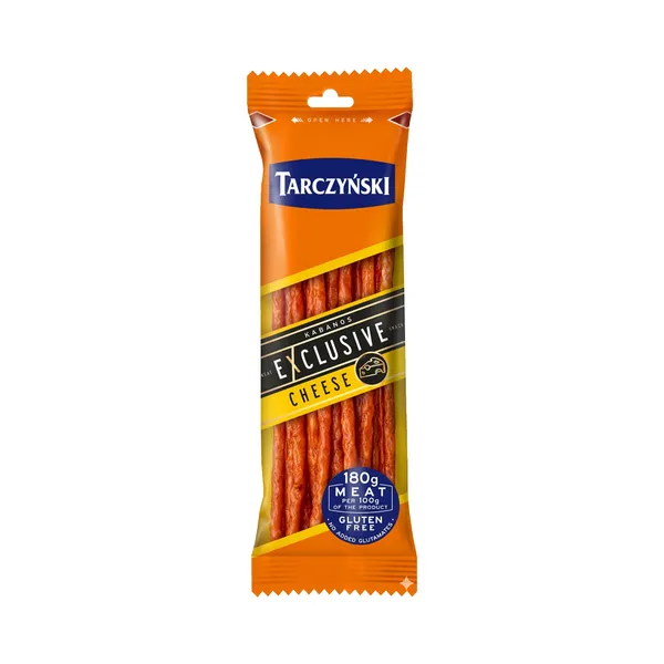 Kabanossi vorstid TARCZYNSKI, Exclusive, juustuga, kuumsuitsutatud, 105g