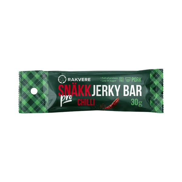Snäkk pro Chilli jerky bar, RAKVERE, 30 g