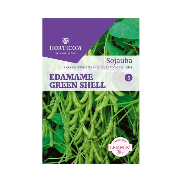 Sojauba Edamame Green Shell 20g, HORTICOM, 1 tk