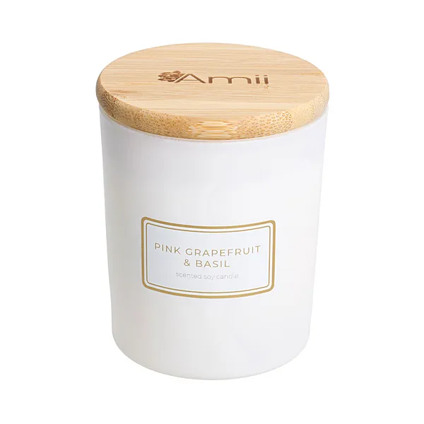 Sojavahast lõhnaküünal Pink Grapefruit & Basil, AMII, 1 tk