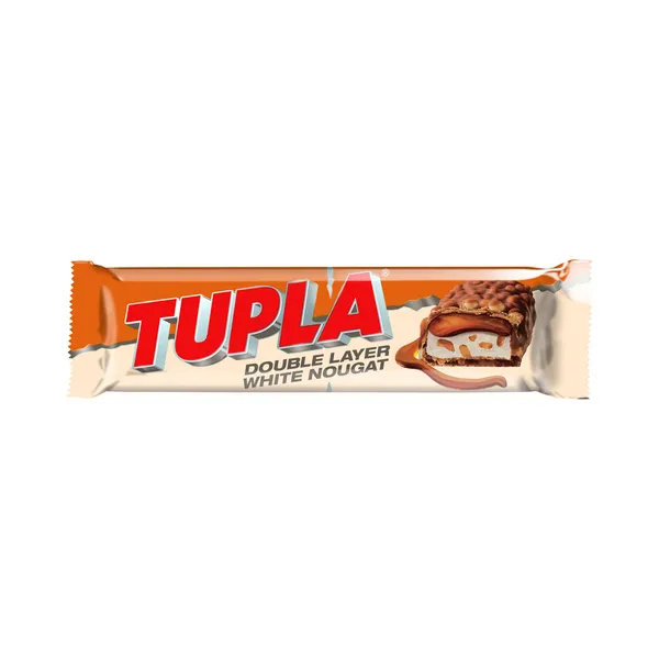 Šokolaadibatoon valge nugatiga, TUPLA, 48 g