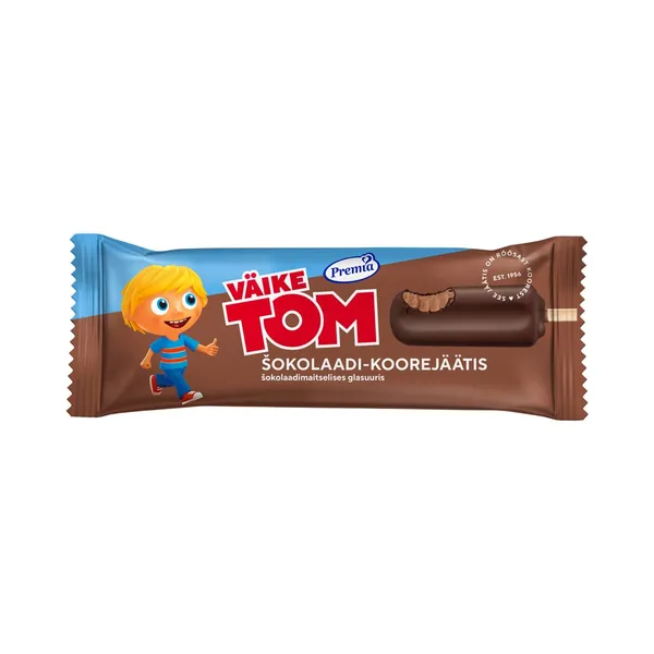 Šokolaadijäätis glasuuris, VÄIKE TOM, 60 g