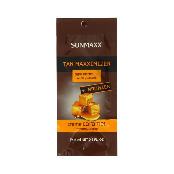 Solaariumikreem Caramel+Bronzer, SUNMAXX, 15 ml