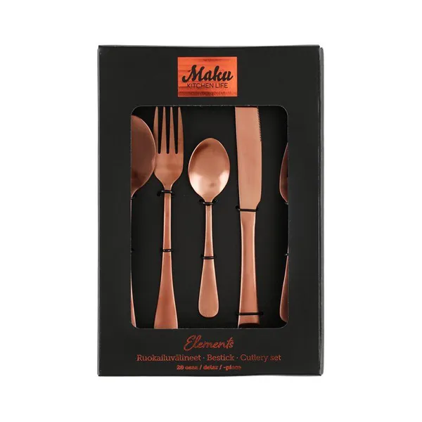 Söögiriistade komplekt 20 tk, MAKU ELEMENTS, 1 tk