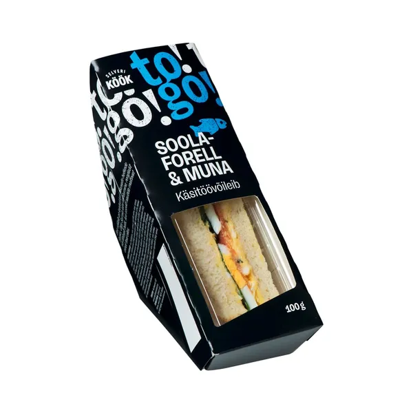 Soolaforelli-muna võileib, SELVERI KÖÖK, 100g