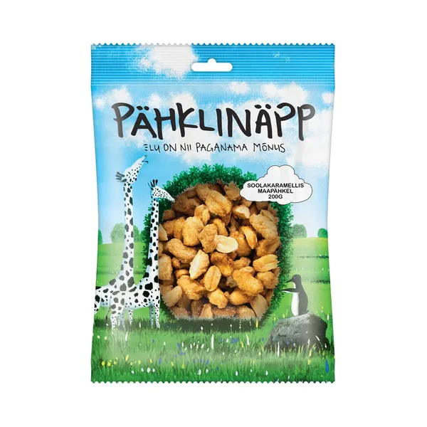 Soolakaramellis maapähkel, PÄHKLINÄPP, 200g