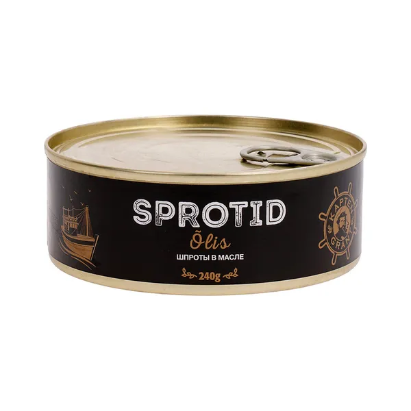 Sprotid õlis EO, KAPTEN GRANT, 240 g