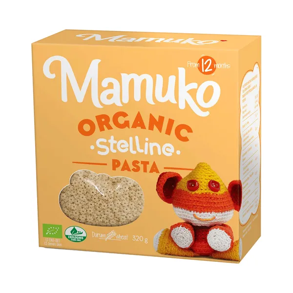 Stellini Pasta Organic 12+, MAMUKO, 320 g