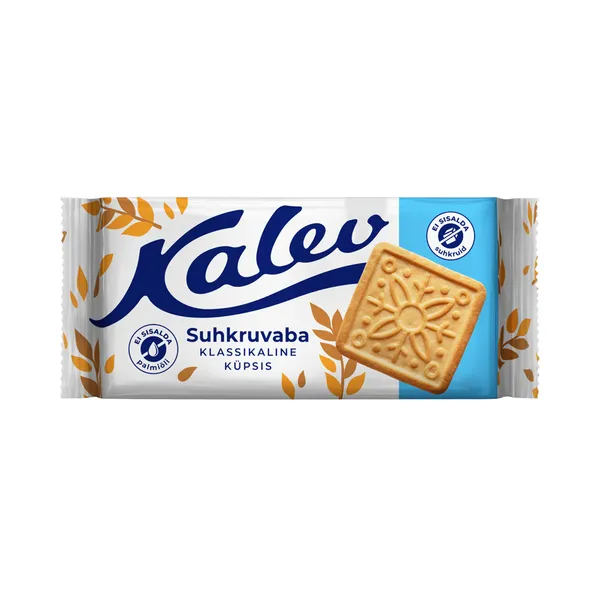 Suhkruvaba klassikaline küpsis, KALEV, 163g