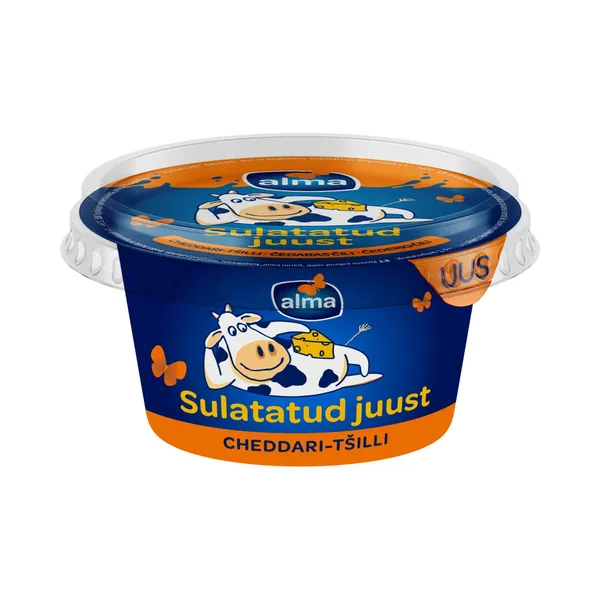Sulatatud juust cheddari-tšilli, ALMA, 200 g