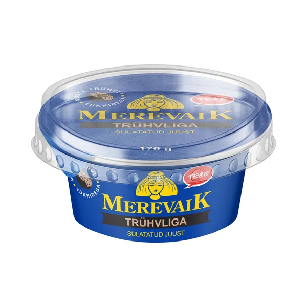 Sulatatud juust musta trühvliga, MEREVAIK, 170 g