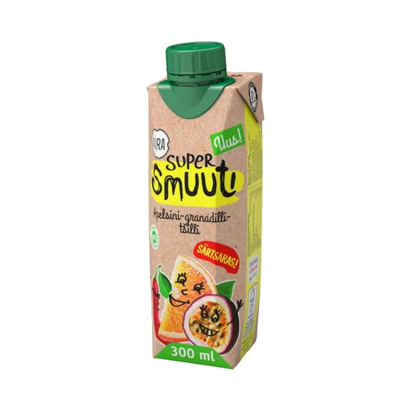 Supersmuuti Apelsini-Granadilli-Tšilli, AURA, 300 ml