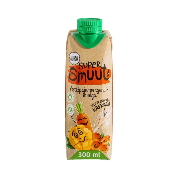 Supersmuuti Astelpaju-Porgandi-Mango, AURA, 300ml