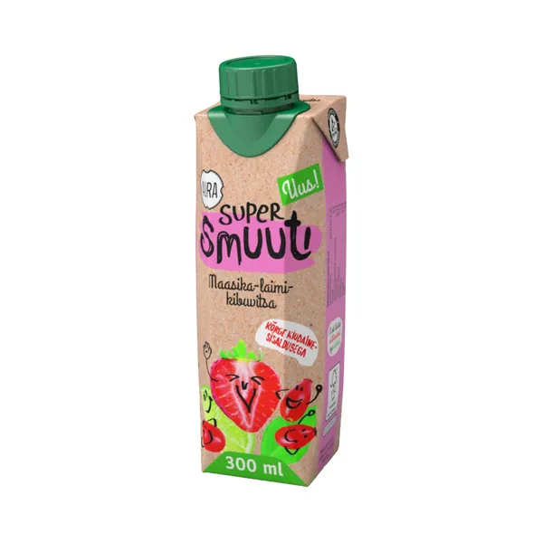 Supersmuuti Maasika-Laimi-Kibuvitsa, AURA, 300 ml