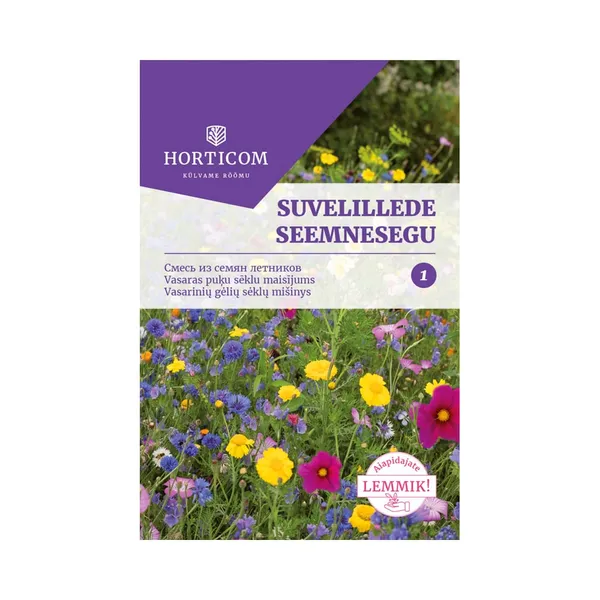 Suvelillede seemnesegu 0,75g, HORTICOM, 1 tk
