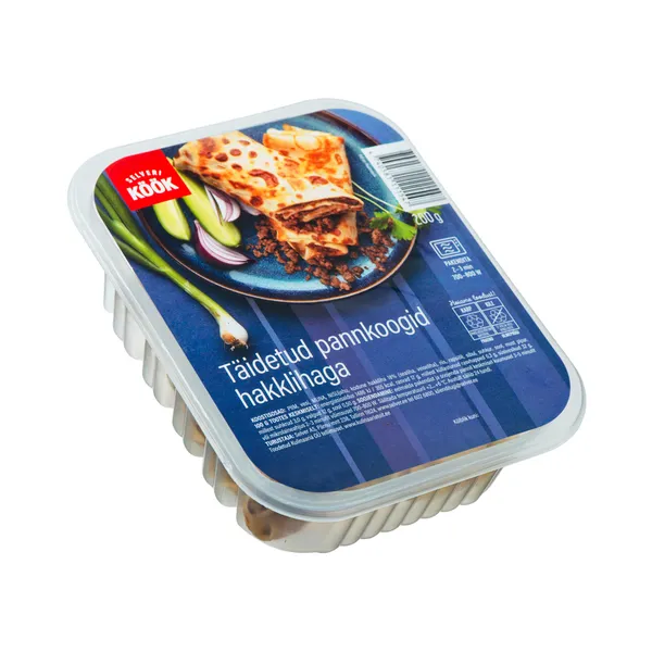 Täidetud pannkoogid hakklihaga, SELVERI KÖÖK, 200g