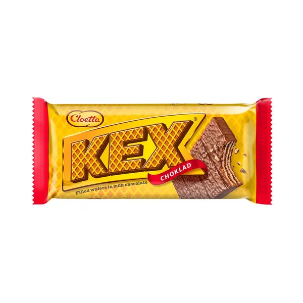 Täidetud vahvel piimašokolaadis, KEX, 60 g