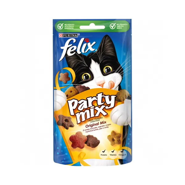 Täiendsööt. Kassimaiused kana, maksa ja kalkuni maitsega, FELIX, 60g